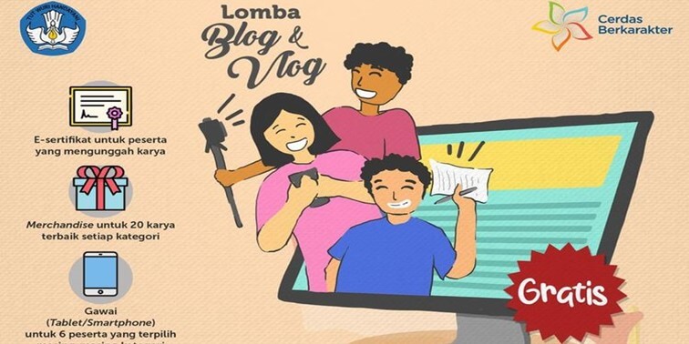 Ajak Generasi Muda Lebih Kreatif di Masa Pandemi, Kemendikbud Gelar Lomba Blog dan Vlog